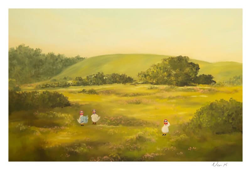 Print "Lost Somewhere and Nowhere To Go"